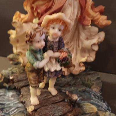 Angels with Children - Mother Angels - porcelain & resin