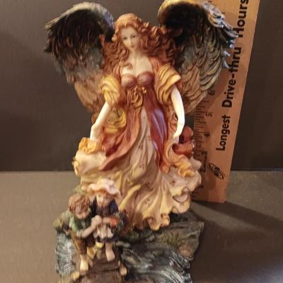 Angels with Children - Mother Angels - porcelain & resin