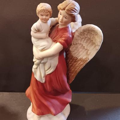 Angels with Children - Mother Angels - porcelain & resin