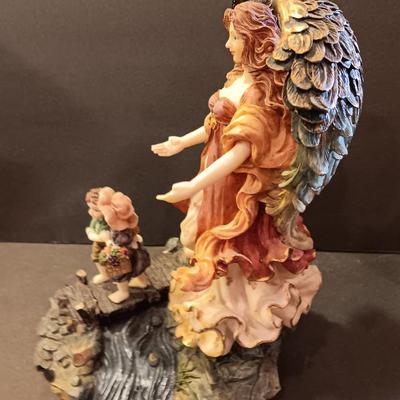 Angels with Children - Mother Angels - porcelain & resin