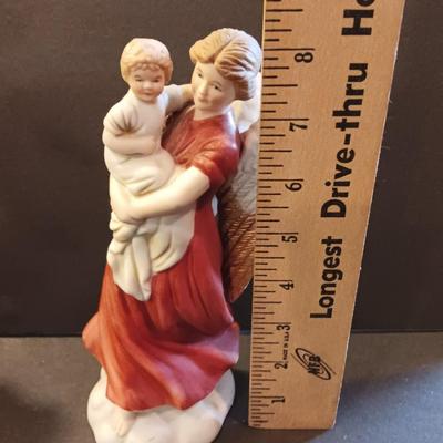 Angels with Children - Mother Angels - porcelain & resin