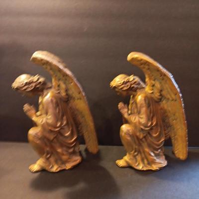 Two 10" tall Praying Angel's - Beautiful vintage appearance