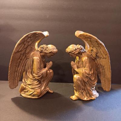 Two 10" tall Praying Angel's - Beautiful vintage appearance