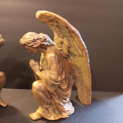 Two 10" tall Praying Angel's - Beautiful vintage appearance
