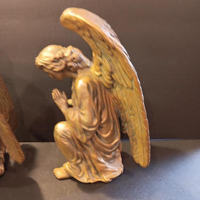 Two 10" tall Praying Angel's - Beautiful vintage appearance
