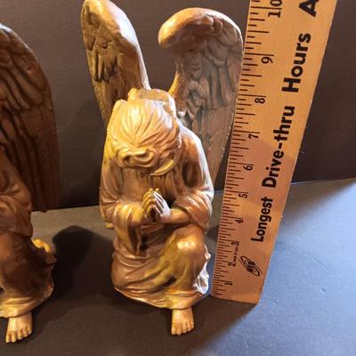 Two 10" tall Praying Angel's - Beautiful vintage appearance