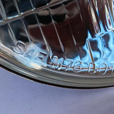 New Harley Davidson Touring headlamp trim ring with Visor and BOCSH SAE M76 headlight