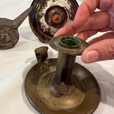 Tin Candle Mold, Betty Grease Lamp, Oil Lamps & More (BD-RG)