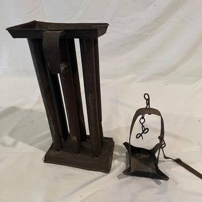 Tin Candle Mold, Betty Grease Lamp, Oil Lamps & More (BD-RG)