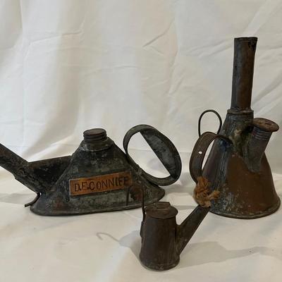 Tin Candle Mold, Betty Grease Lamp, Oil Lamps & More (BD-RG)