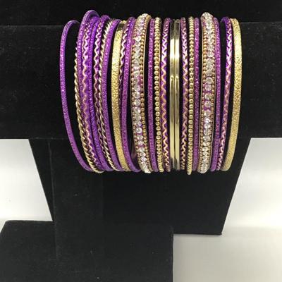 Sophia and Kate purple bracelets
