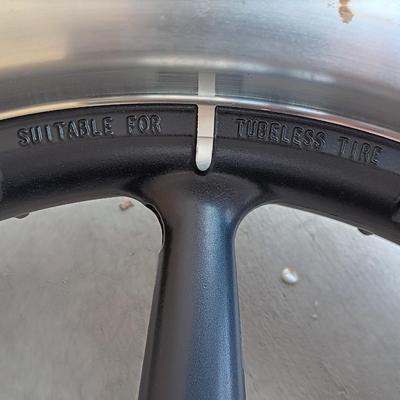 Road King Harley Davidson 16" wheels 10 spoke chrome rims 2002 and later touring models and 2005 later XL models