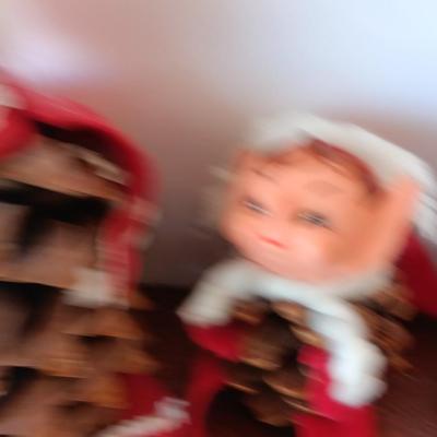 vintage rubber faced pinecone Christmas