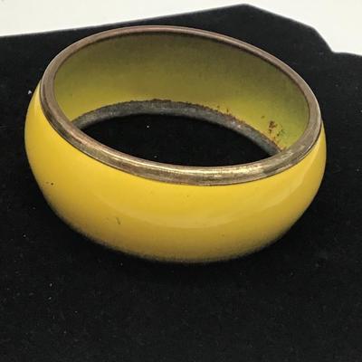 Brass yellow bracelet