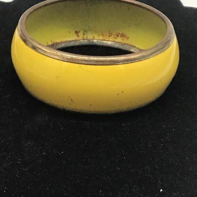 Brass yellow bracelet