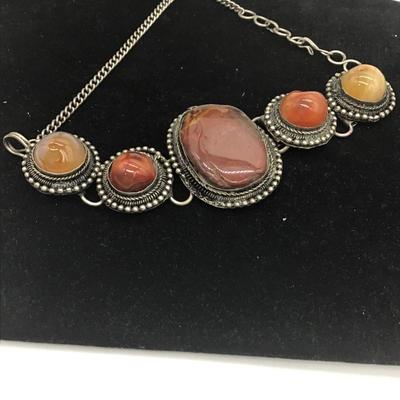 Vintage stone necklace