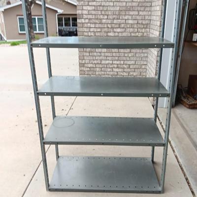 Nice five shelf metal shelving unit