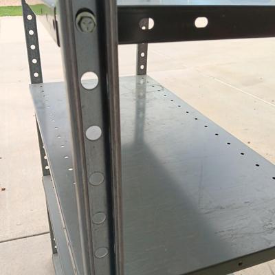Nice five shelf metal shelving unit