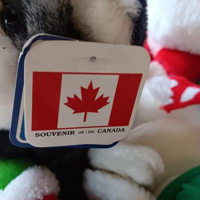 Collectible Christmas plush animals - Annual bears - husky dog - vintage Snuggles the seal and more