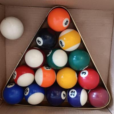 Billiard 16Pcs/Set 2 Inch Resin Billiard Ball Cue Balls Full Set Pool Table Accessories - pool table balls