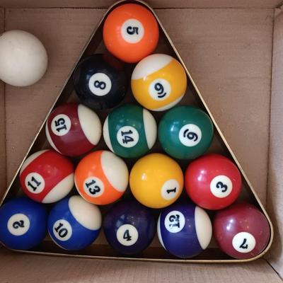 Billiard 16Pcs/Set 2 Inch Resin Billiard Ball Cue Balls Full Set Pool Table Accessories - pool table balls
