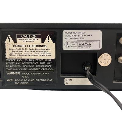MultiTech Video Cassette Player MP-020