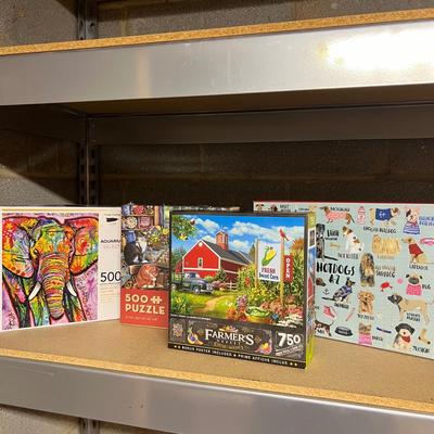 Large assortment of Jigsaw Puzzles (BS-RG)