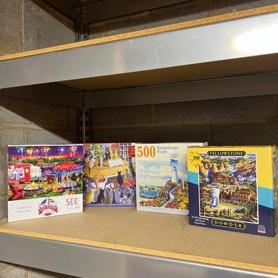 Large assortment of Jigsaw Puzzles (BS-RG)