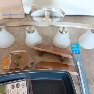 Home Repair and hardware Hunter Everre blinds - vanity light and more