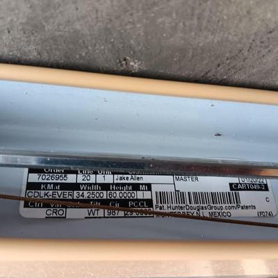 Home Repair and hardware Hunter Everre blinds - vanity light and more