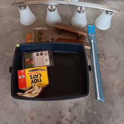 Home Repair and hardware Hunter Everre blinds - vanity light and more