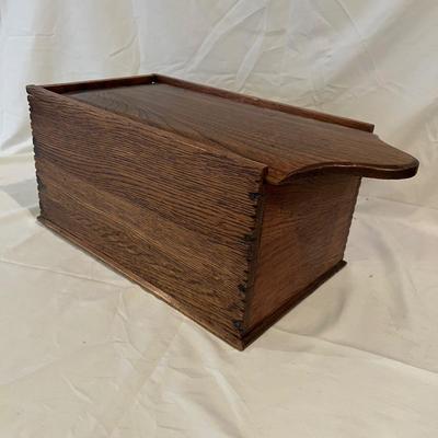 Oak Sewing/Stash Box & Magazine Rack (BD-RG)