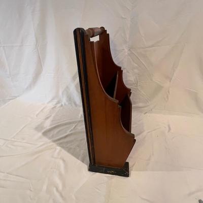 Oak Sewing/Stash Box & Magazine Rack (BD-RG)