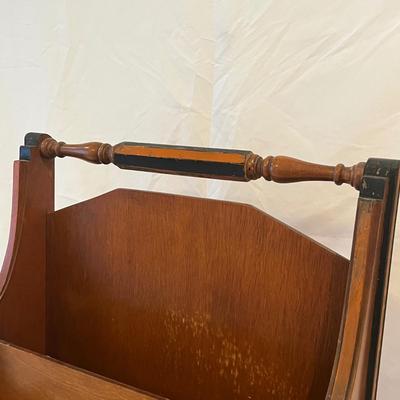 Oak Sewing/Stash Box & Magazine Rack (BD-RG)