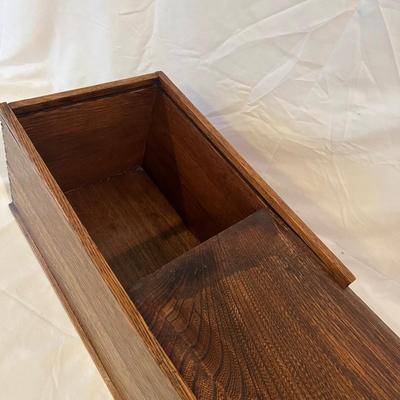 Oak Sewing/Stash Box & Magazine Rack (BD-RG)