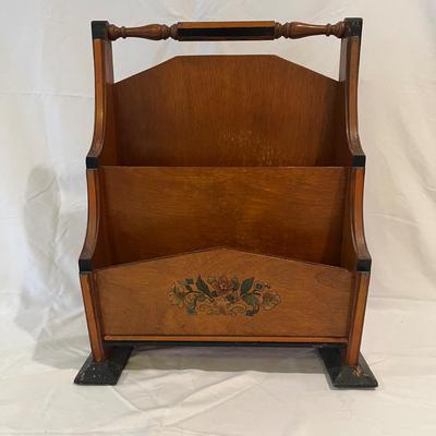 Oak Sewing/Stash Box & Magazine Rack (BD-RG)