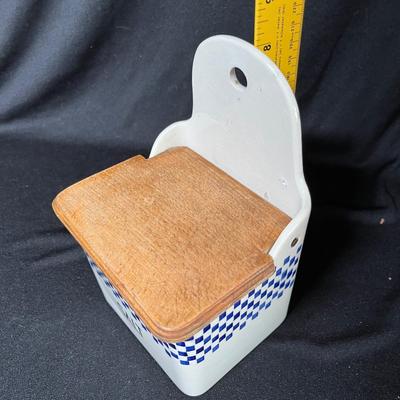 German wall mount salt box