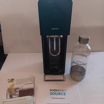Soda stream machine with instruction manual and original box - like new!