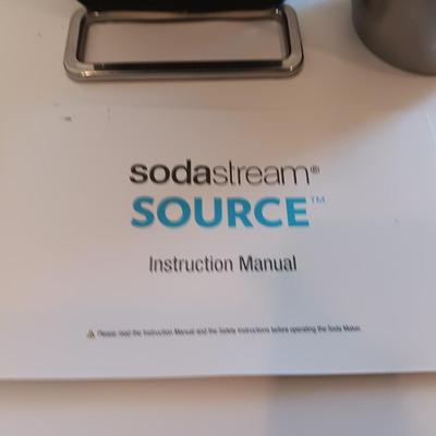 Soda stream machine with instruction manual and original box - like new!