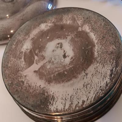 Antique Sheridan Silver Unique TROPHY Fondue pot with original stand and burner - Brookfield invitation Flight winner 1970