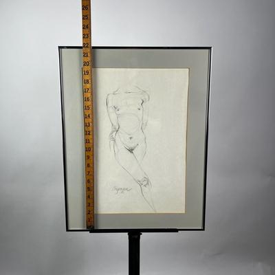 733 Diana Kingman Nude Study Signed Original 1986