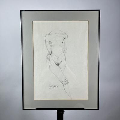 733 Diana Kingman Nude Study Signed Original 1986