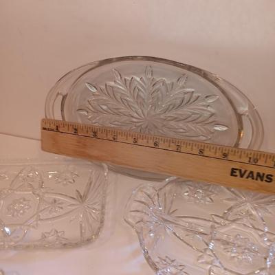 Beautiful, pressed glass dishware