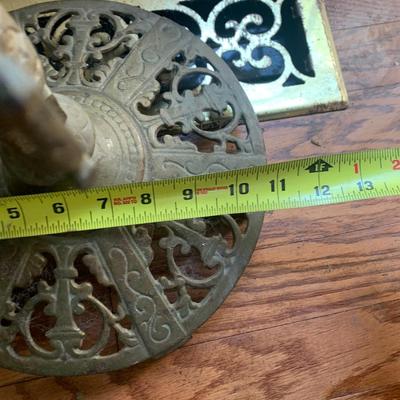 Ornate Antique Bridge Floor Lamp