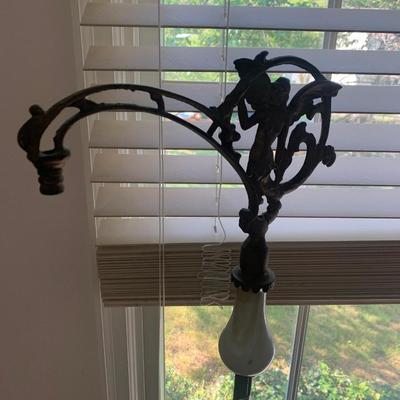 Ornate Antique Bridge Floor Lamp