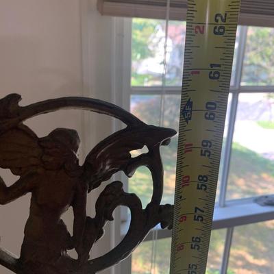 Ornate Antique Bridge Floor Lamp