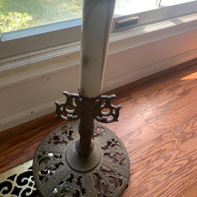 Ornate Antique Bridge Floor Lamp