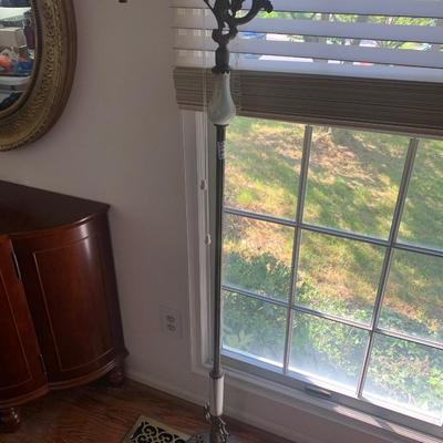 Ornate Antique Bridge Floor Lamp