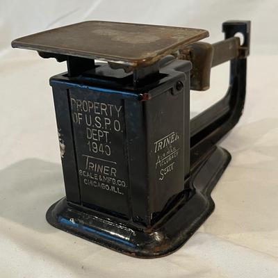 U.S.P.O Dept. 1940 Scale & Framed Photograph (BS-RG)