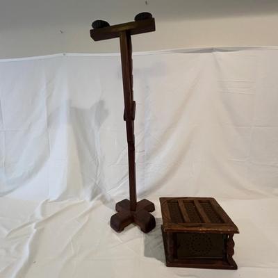 Foot Warmer & Candle Holder Stand (BD-RG)